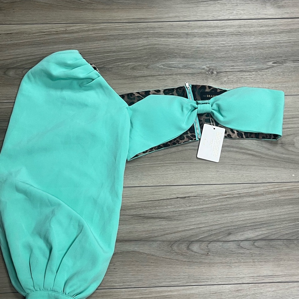 Mint Green Crop Top